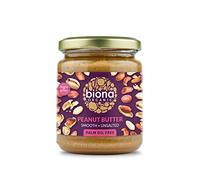 Biona Organic Peanut Butter Smooth (Free from Palm Fat) 250g - Pack of 2