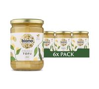 Biona Organic Plain Tofu Jar, 6 x 500g