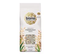 Biona Organic Porridge Oats, 500 g - Organically Grown Breakfast Oats - High Fibre - Sustainable 100% Recyclable Paper Packaging - For Cooking, Breakfast or Baking