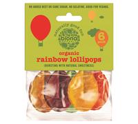 Biona Organic Rainbow Lollipops - 6 Pack - 50g