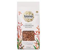 Biona Organic Red Camargue Rice Whole grain, 500g (Pack of 6)