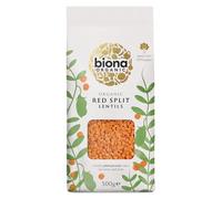 Biona Organic Red Split Lentils, 500 g