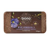 Biona Organic Rye, Omega 3, Golden Linseed Wheat Free Bread (500g - Pack of 6