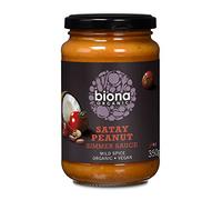 Biona Organic Satay Spicy Peanut Simmer Sauce, 350 g