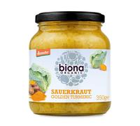 Biona Organic Sauerkraut Golden Turmeric Preserved Vegetables 350g