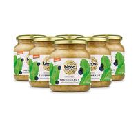 Biona Organic Sauerkraut Multipack 6x680g Infused with Juniper Berries Fr