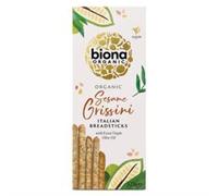 Biona Organic Grissini Breadsticks Sesame 125g [Pack of 12]