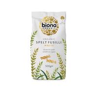 Biona Organic Spelt Fusilli White 500g - Pack of 2