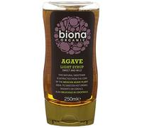Biona Organic Squeezy Agave Syrup Light 250 ml (Pack of 3)