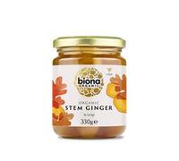 Biona Organic Stem Ginger In Syrup 330g (Pack of 3)