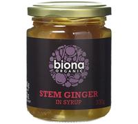 Biona Organic Stem Ginger In Syrup 330g (Pack of 3)