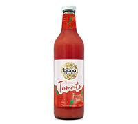 Biona Organic Tomato Juice 750ml, Pack of 6 - Immediately Pressed After Harvest - Recyclable Glass Bottle - Pour Over Ice, Add to Soups & Sauces