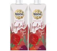 Biona Organic Vegetable Pressed Juice, 500ml (Pack of 2)