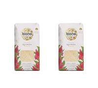 Biona Organic White Quinoa, 500g - Organically Grown Without GMOs -Wheat-free Alternative - Naturally Vegan & High in Fibre - Sustainable 100% Recyclable Paper Packaging -For Salads, Stews and Cooking