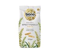 Biona Organic White Spelt Fusilli Pasta 500g (Pack of 10)