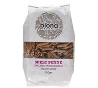 Biona Organic Wholemeal Spelt Penne 500g (Pack of 5)