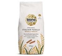 Biona Organic Wholewheat Fusilli Pasta 500g