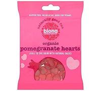Biona - Pomegranate Hearts - Vegan - 75g x 10