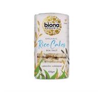 Biona Organic Rice Cakes with Salt, 100g