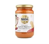 Biona Organic Satay Spicy Peanut Simmer Sauce - 350 g