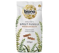 Biona Spelt Organic Fusilli Pasta - 500g