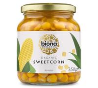 Biona Sweetcorn 350g - Organic - In glass jars - BPA Free Lids - Vegan