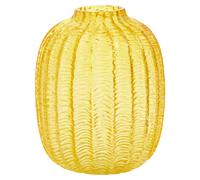 Bionda Small Yellow Glass Vase Premier Housewares Yellow One Size