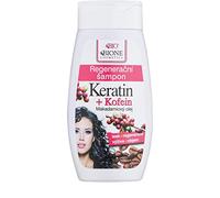 Bione 100% organic keratin and caffeine and macadamia oil shampoo without mineral oil, silicone, parabens, SLS - for women