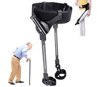 Bionic Exoskeleton Power Walking Aid, Body Power Walking Aids 3 Level Adjustable Strength, Boost Mobility and Independence, Ideal for Stroke Rehab, Travel and Daily Mobility Support M Leftleg