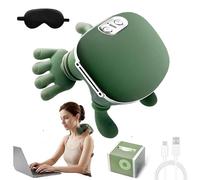 Bionic Finger Heated Neck Shoulder Massager, Trivaze The 3-in-1 NeckMassager, Neck and Shoulder Massager with Heat, 4D WirelessMassager Shiatsu Deep Tissue Relief with Hands and Fingers (Green)