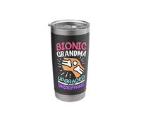 Bionic Grandma After Knee Surgery Gift Knee Replacement Stainless Steel Insulated Tumbler