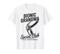 Bionic Grandma Social Club Knee Surgery Knee Replacement T-Shirt