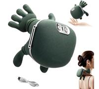 Bionic Hand Heated Neck Massager, Simulates Deep Tissue Massage of Human Hand, Electric Cervical Neck Massager for Home and Office, Portable and Rechargeable