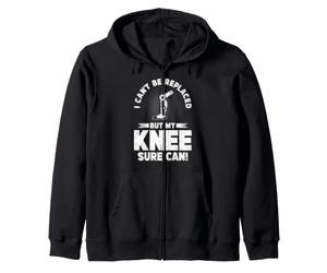 Bionic Knee Social Club Knee Replacement Zip Hoodie
