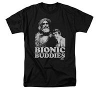 Bionic Man Men T Shirt Buddies Six Million Dollar Adult Regular fit Cotton teeNBC765 Black