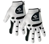 BIONIC Mens 2026 StableGrip Golf Gloves - LH - White - S - Pack of 2