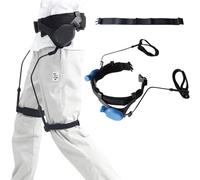 Bionic Power Walking Aids, Exoskeleton Legs, Leg Lift and Climbing Support Walking, Assists 50% Mobility for Joint Pressure Relief, Limited Mobility/Elderly,Blue,M