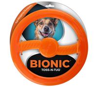 Bionic Toss-N-Tug Ring Dog Toy - Orange