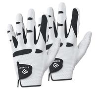 BIONIC Womens 2026 StableGrip Golf Glove - White - L - 2Pk