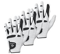 BIONIC Womens 2026 StableGrip Golf Glove - White - M - 3PK