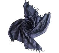 BIONICORE 100% Pure Cotton Protective Shemagh SAS Army Military Desert Tactical Neck Head Wrap Combat Arab Scarf Keffiyeh (Purple/Black)
