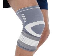 Bionix Knee Support xxl for Women & Men - Knee Compression Sleeve for Knee Pain Relief, Arthritis & Running, extra large Knee Support Brace for Meniscus Support & Weight Lifting- Pack of 1(Grey- L/XL)