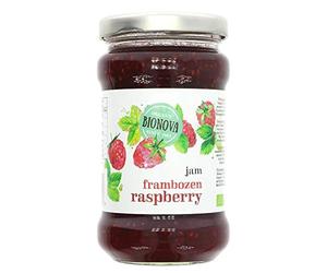 Bionova Organic Raspberry Jam 340 g (Pack of 6)