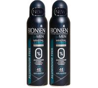 Bionsen Mineral Active for men spray | |Japanese Minerals | 48 Hrs Protection |150ml (Pack of 2)