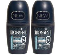Bionsen Mineral Active men roll-on; Japanese Minerals; 48 Hrs Protection; 50 ml (Pack of 2)