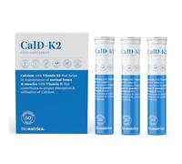 Bionutrica CalD-K2 Calcium 800mg Effervescent Tablets with Vitamin D3 & K2 (MK-7) | Bone & Muscle Support | Vegan, Non-GMO | 60 Tablets