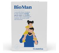Bionutrica Men's BioMan - Testosterone & Fertility Support for Male Vitality 60 Tabs in Grey | Size: Pack of 60 Bionutrica Grey Pack of 60