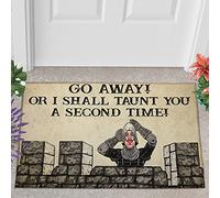 Bioonce Agriism Go Away Or I Shall Taunt You A Second Time Doormat Monty Python and The Holy Grail Doormat French Taunter Doormat 18x30 Inch