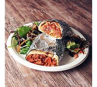 Biopac Biodegradable Sugarcane 10" Plates - Pack of 125 | Eco-friendly Plates