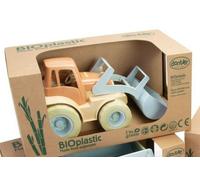BIOPLASTIC GIFT BOX TRACTOR DIGGER by DANTOY from SUGARCANE sustainable toys
